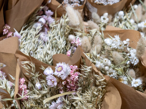 Botte de fleurs séchées