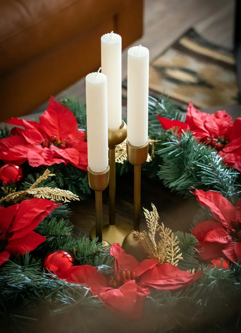 Kerstbloemstuk