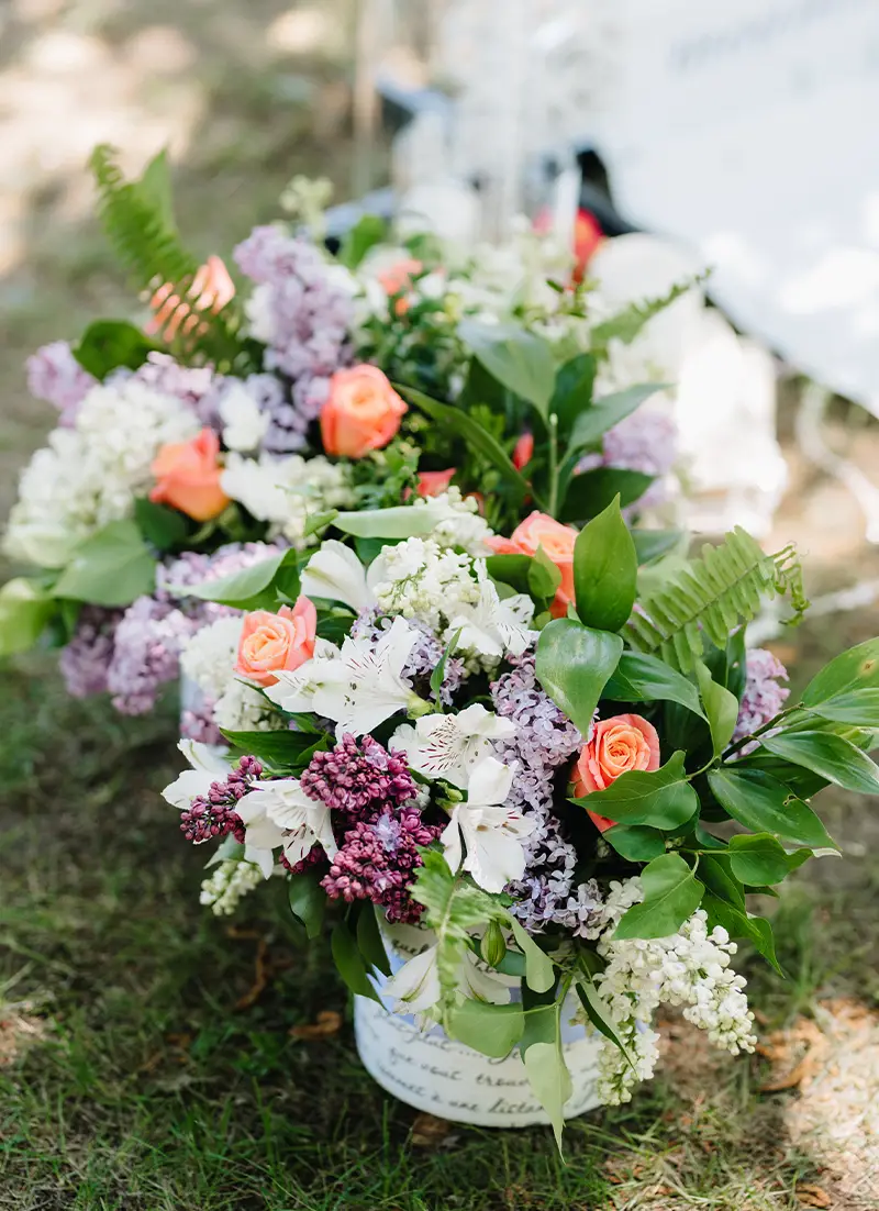 Décoration florale de mariage