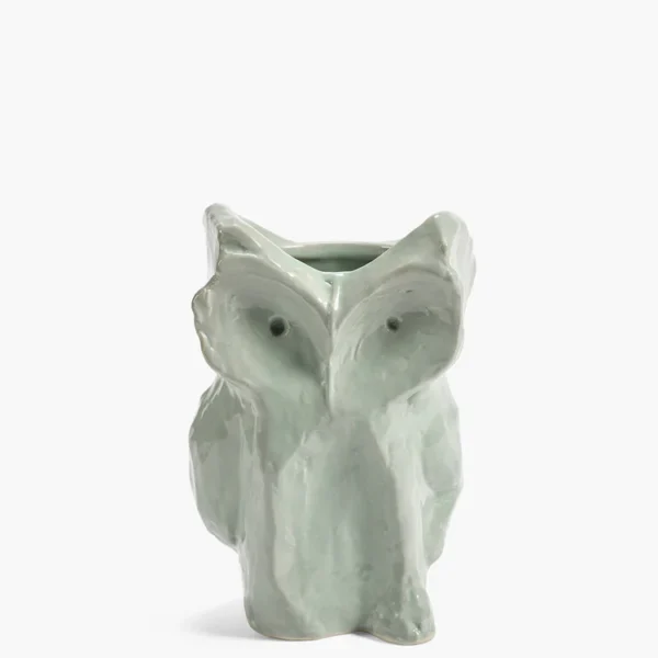 Vase hibou Serax Marni Monsieur Fleur Bleu Clair
