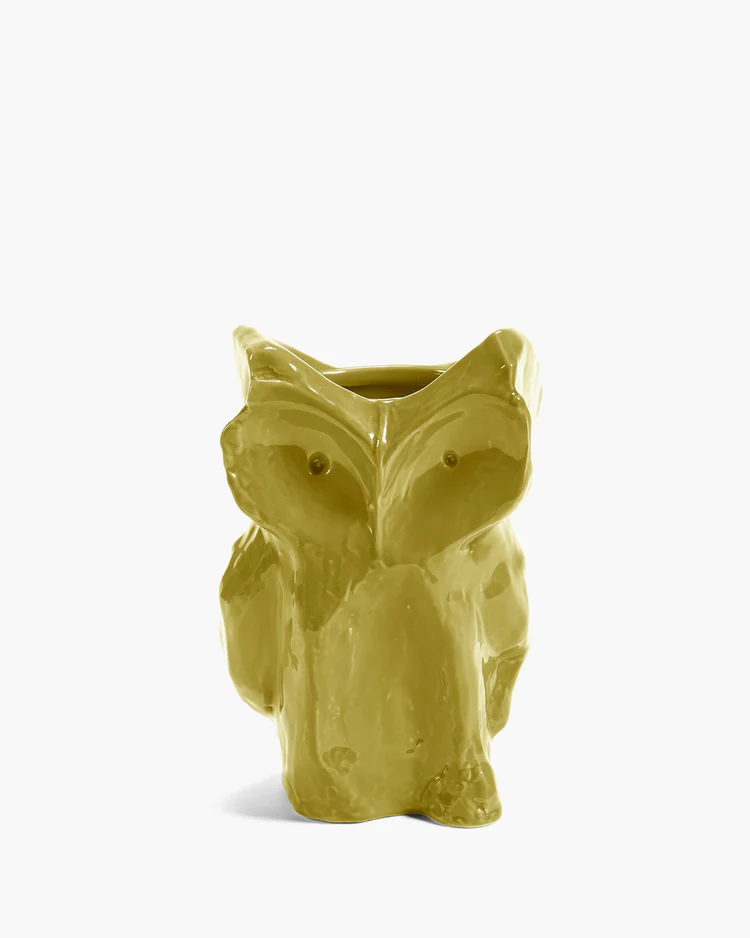 Vase hibou Serax Marni Monsieur Fleur Jaune